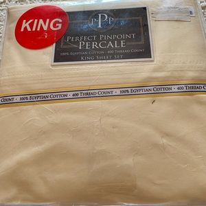 King size sheet set 100% Egyptian cotton 400 count
